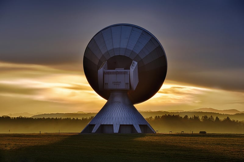 Satellite in space